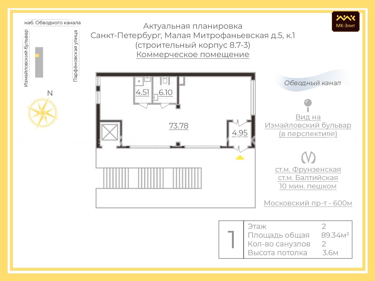 Малая Митрофаньевская ул., д.5, к.1